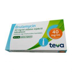 Бруламицин раствор для инъекций 40мг/мл 2мл! (80мг) ампулы №10 в Артёме и области фото