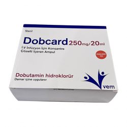 Добутамин Добкард Dobcard (dobutamine) р-р д/ин амп 250мг/20мл в Артёме и области фото