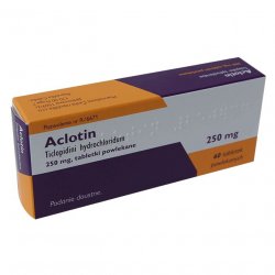 Аклотин (Тиклопидин, Тикло) 250мг 60шт в Артёме и области фото